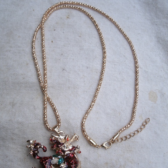 Oriental Kirin Unicorn Pendant Necklace - Picture 7 of 8